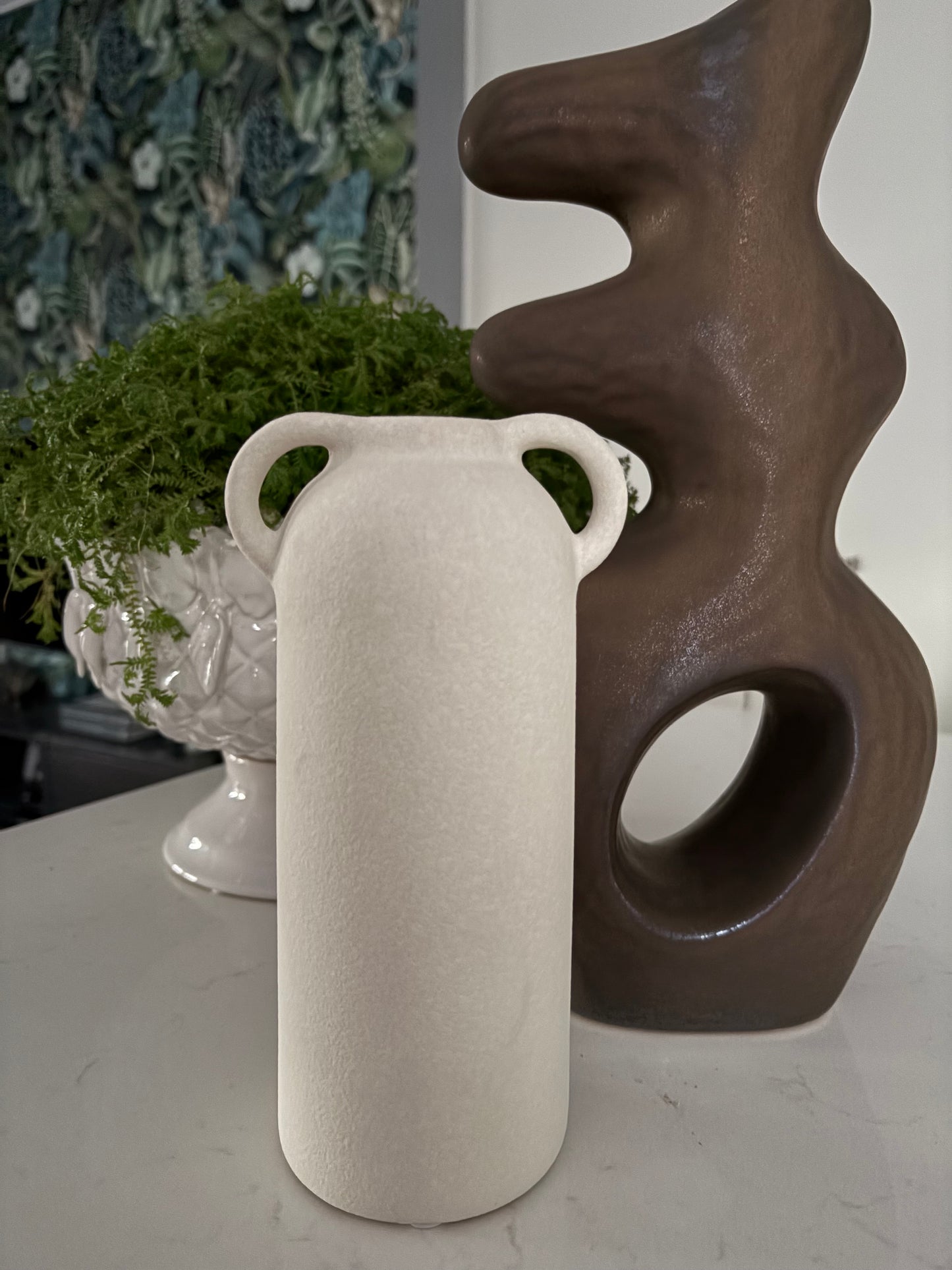 Nalani White Decorative Vase