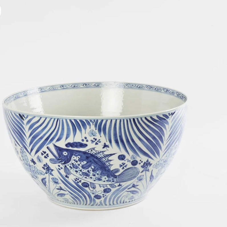 Mei Bowl - Blue & White