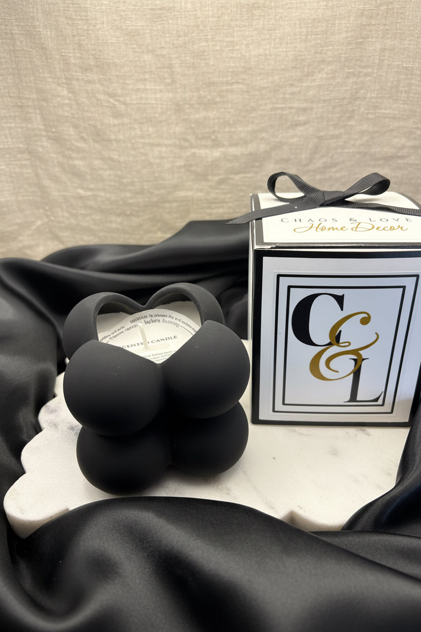 Bubblo Candle Black - Velvet Touch