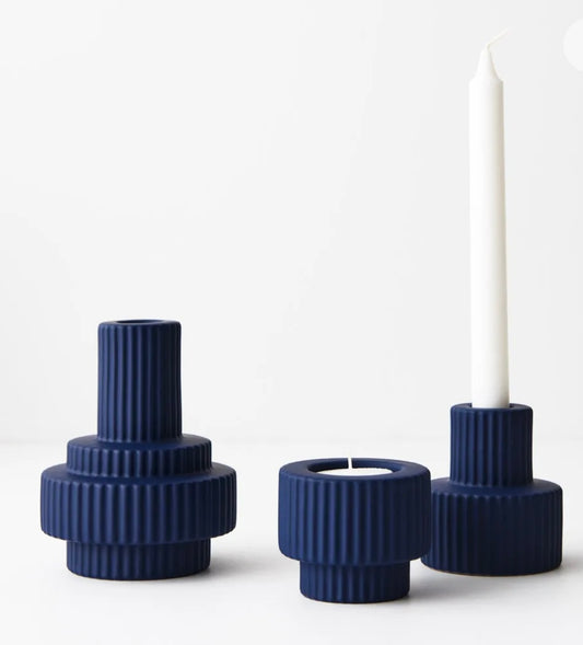 Annix Blue - Candle HolderTall