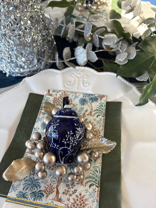 Blue & White Ginger Jar - Miniature