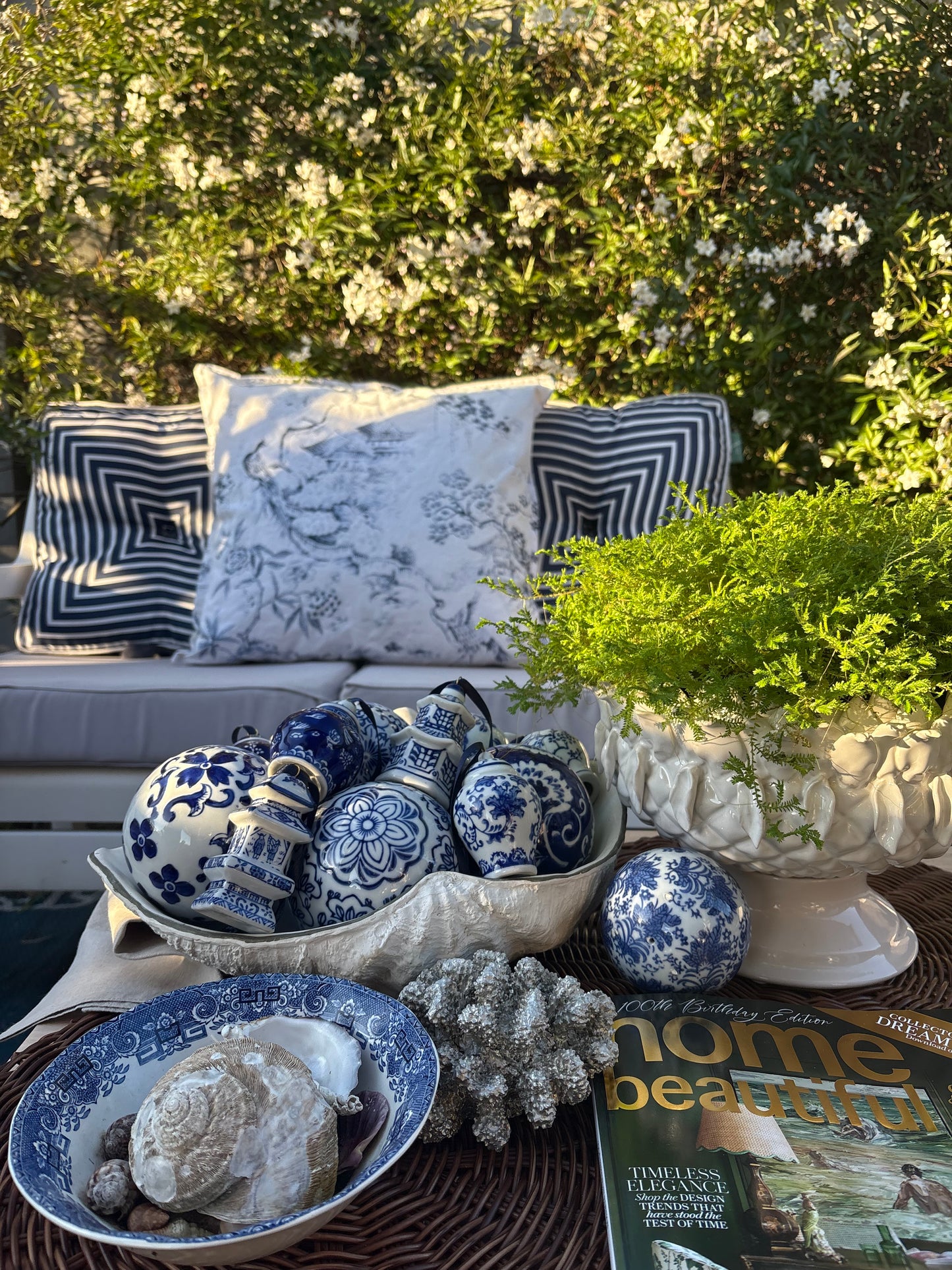 Blue & White Ginger Jar - Miniature