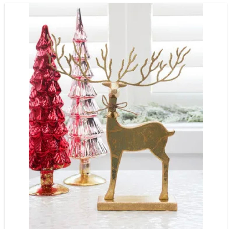 Reindeer Gold Foil - Wood