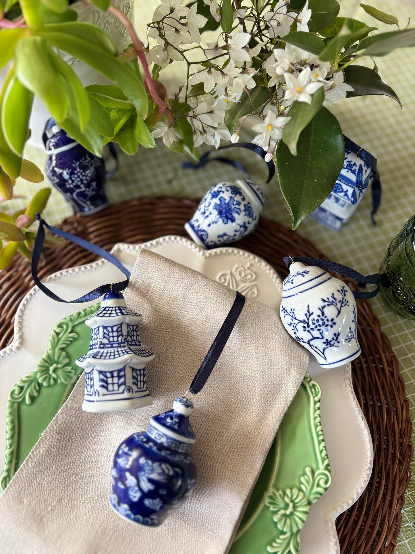 Blue & White Ginger Jar - Miniature