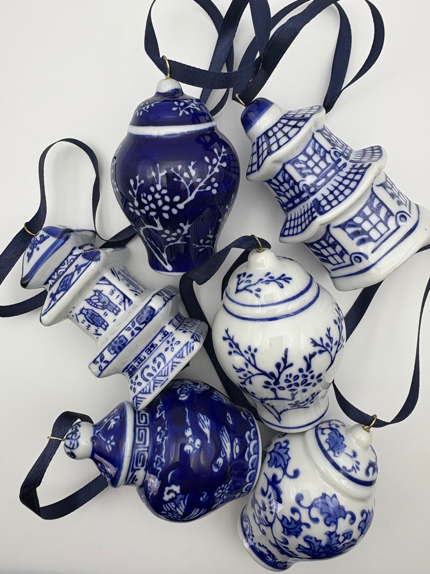 Blue & White Pagoda - Miniature