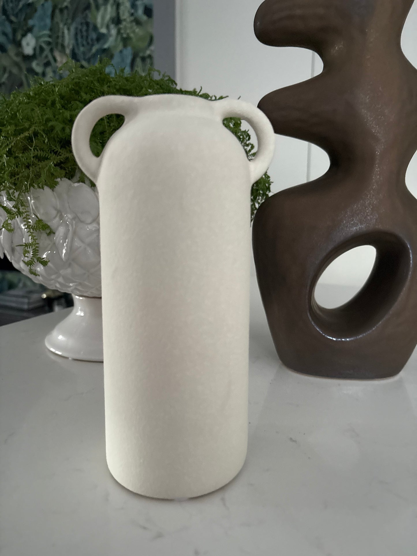 Nalani White Decorative Vase