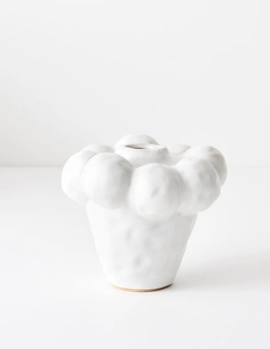 Azule Vase - Small Ceramic White