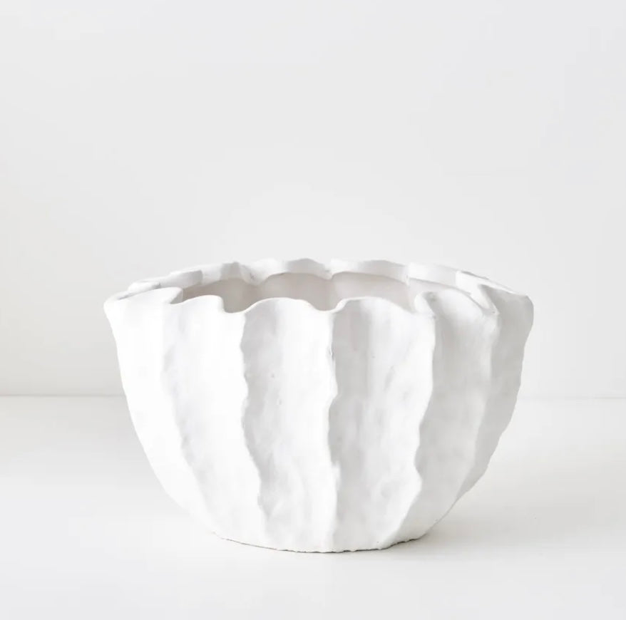 Evoke Bowl - White Ceramic