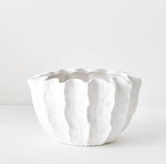 Evoke Bowl - White Ceramic