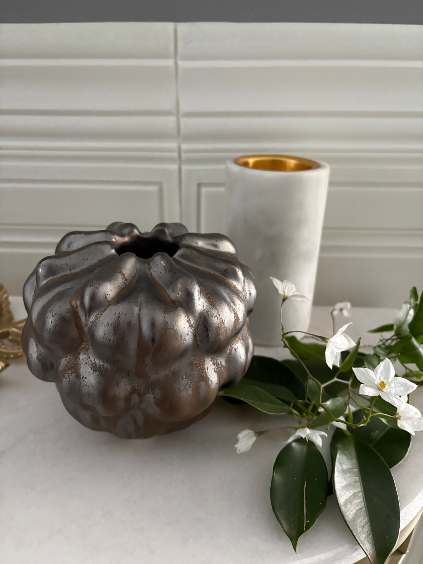Cora - Copper Decorative Vase Small