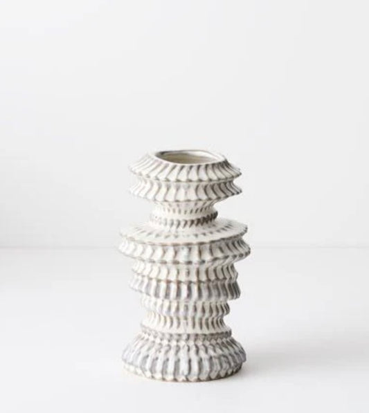 Orane - Decorative Porcelain White Vase