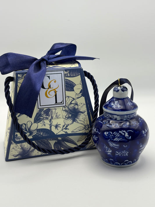 Blue & White Ginger Jar - Miniature
