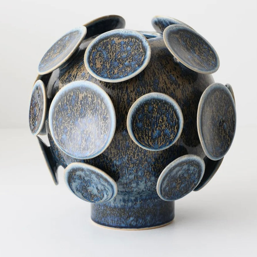 Cosmo - Ceramic Blue Vase