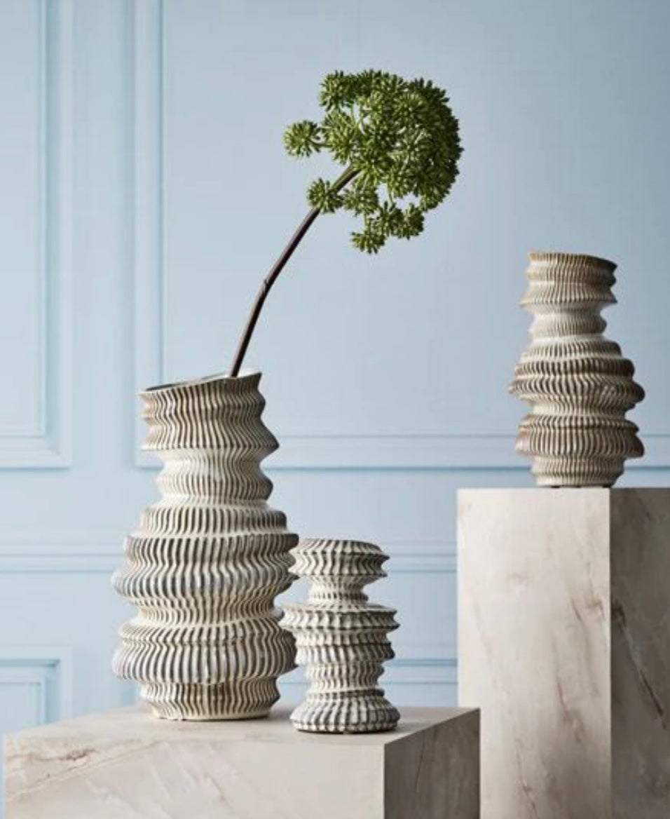 Orane - Decorative Porcelain White Vase