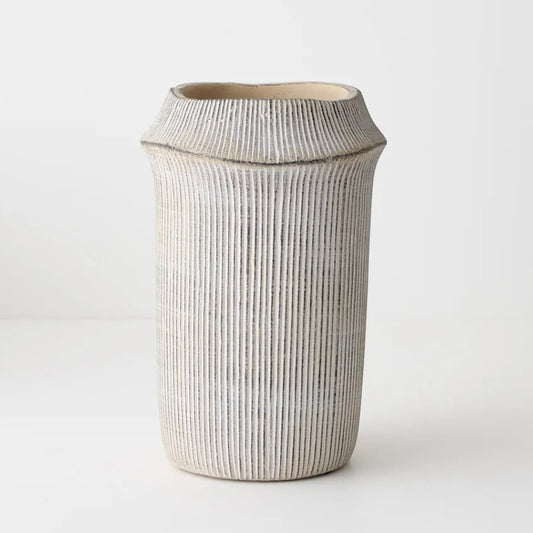 Catullo Concrete Vase - Sand Wash