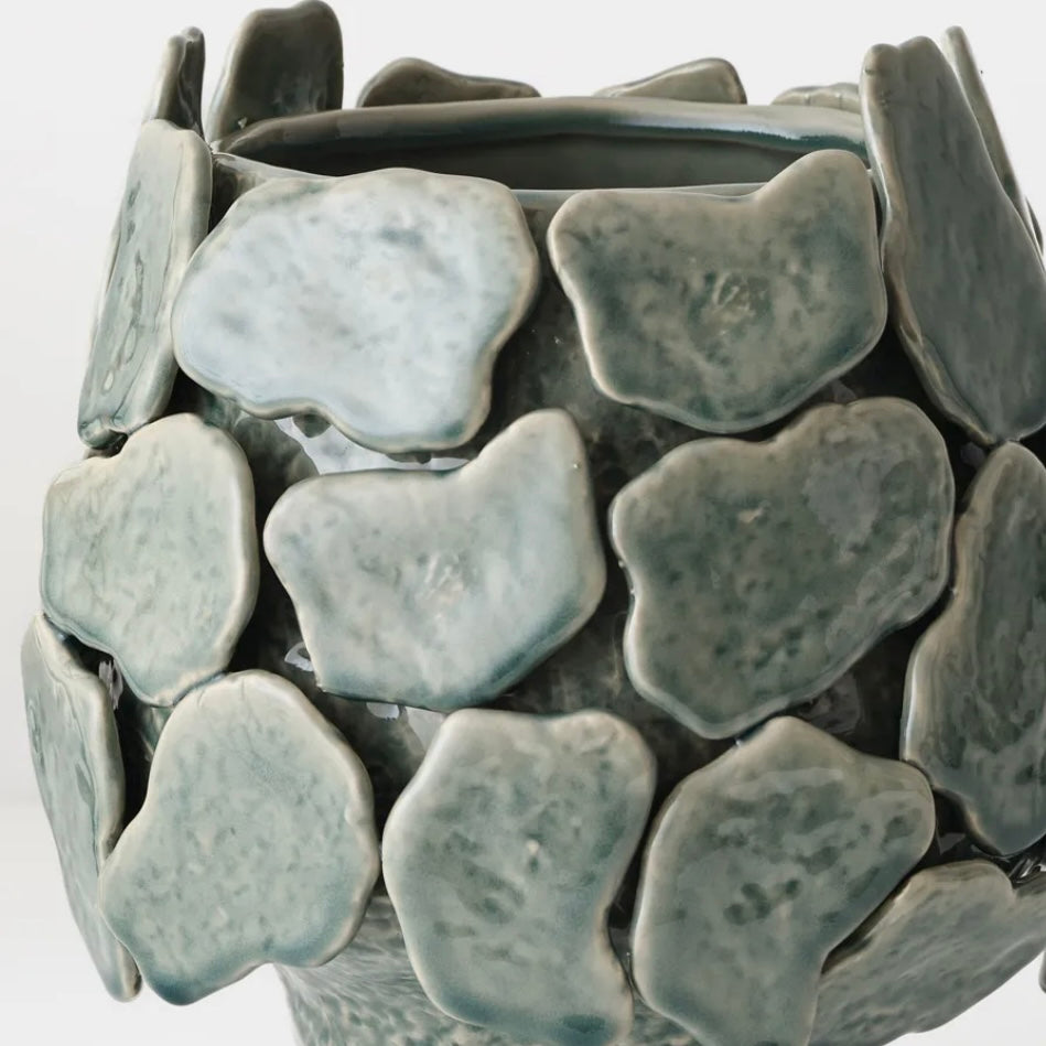 Ariela Pot - Green Ceramic