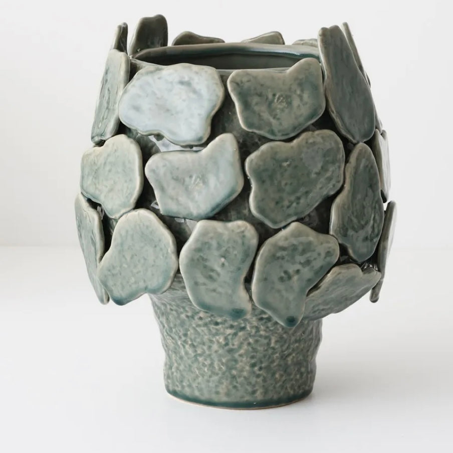 Ariela Pot - Green Ceramic