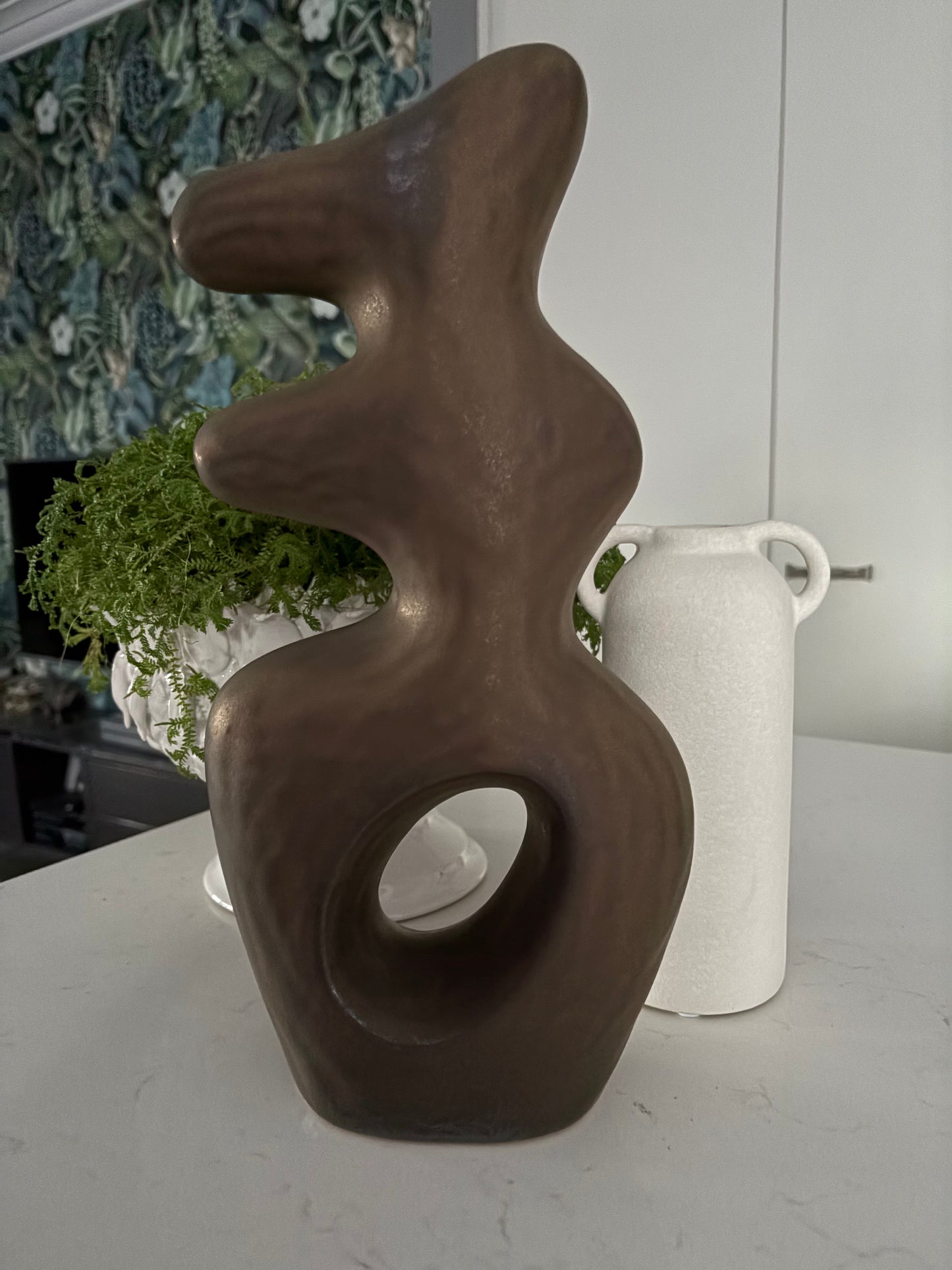 Cora Copper Abstract Figurine - Tall