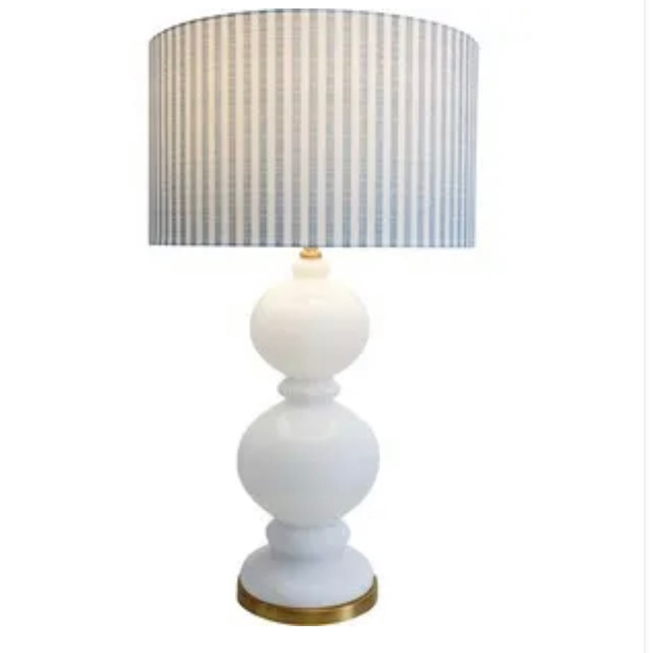 White and Blue - Tall Lanp