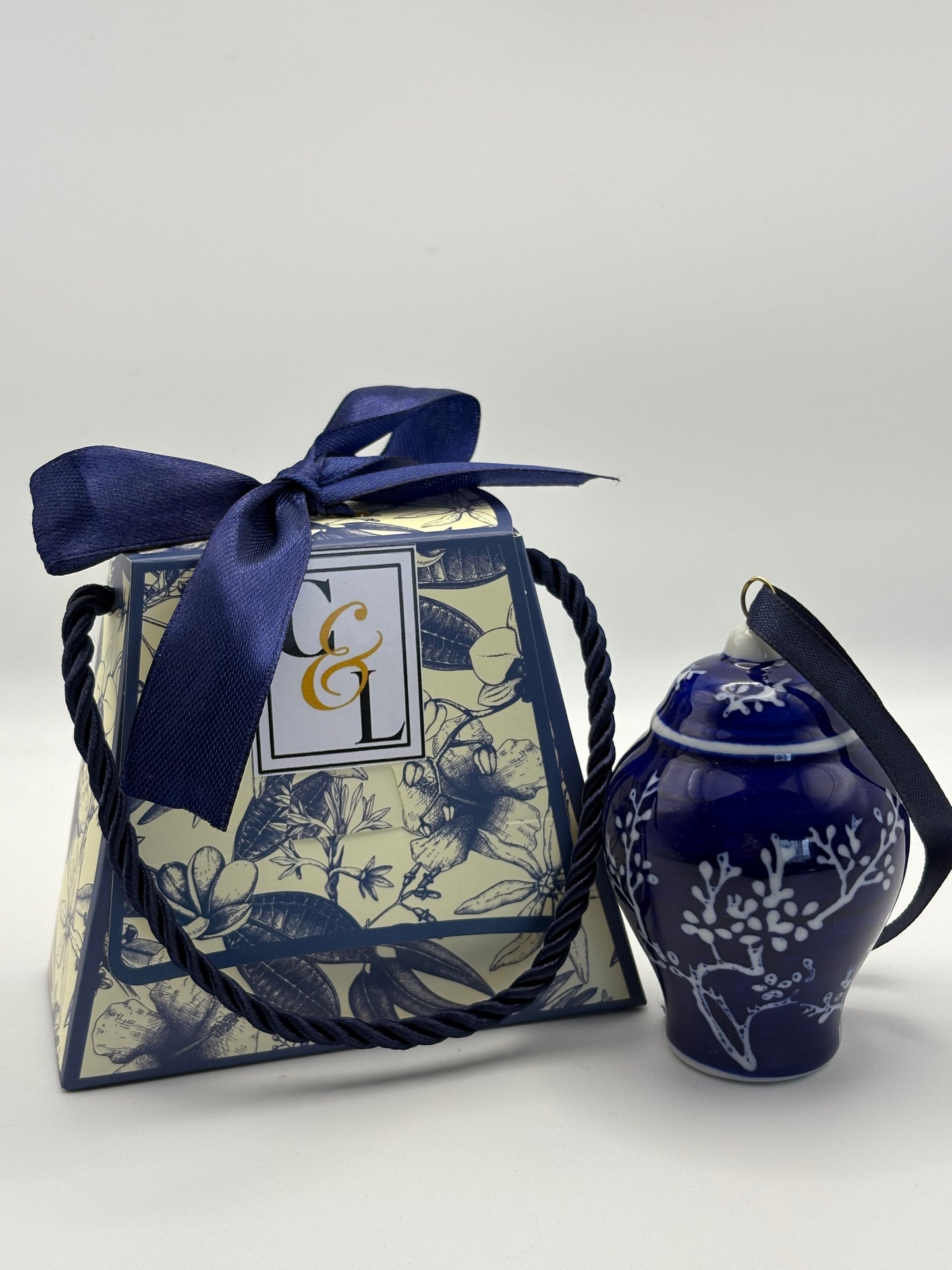 Blue & White Ginger Jar - Miniature